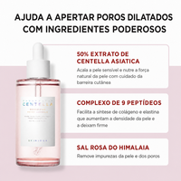 SKIN1004 Ampolla Fresca Madagascar Centella Poremizing 3.38 fl. oz (100 ml) | Hidratación Calmante | Piel Mixta Grasa