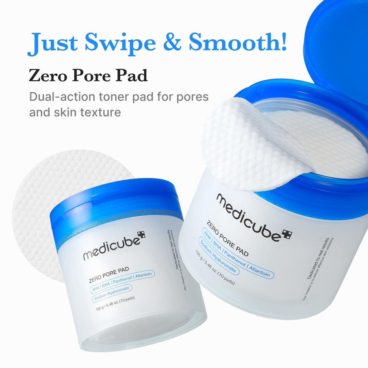 Toner Pads Zero Pore Pad 2.0 para Esfoliação
