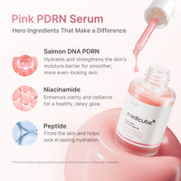 Sérum com Peptídeo Rosa PDRN e DNA de Salmão