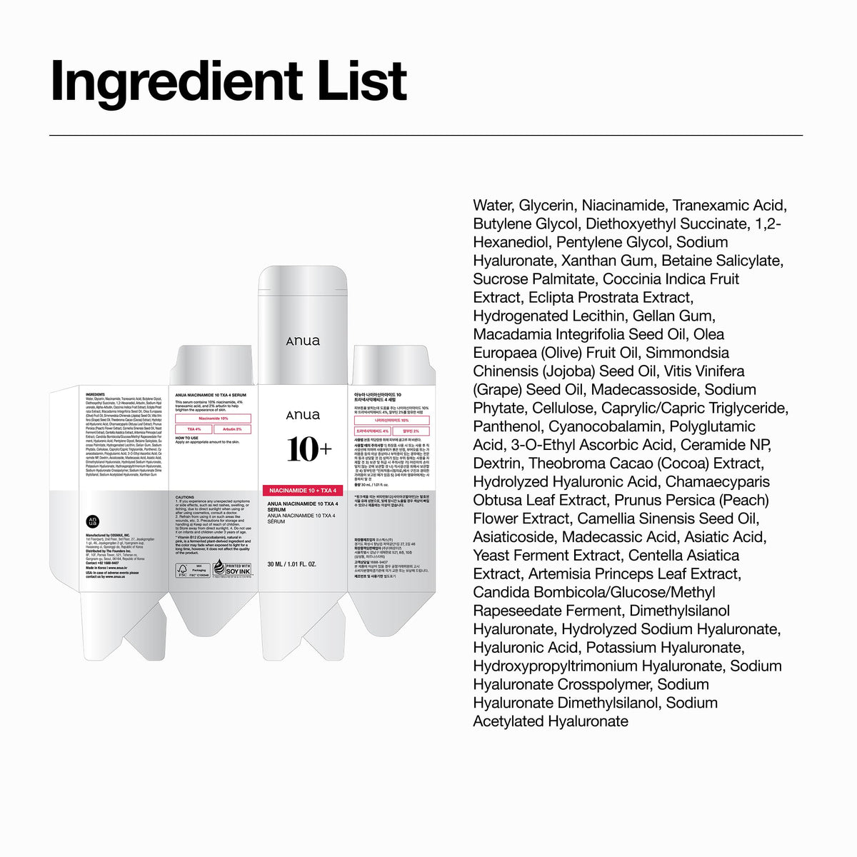 Sérum Niacinamida 10 + TXA 4