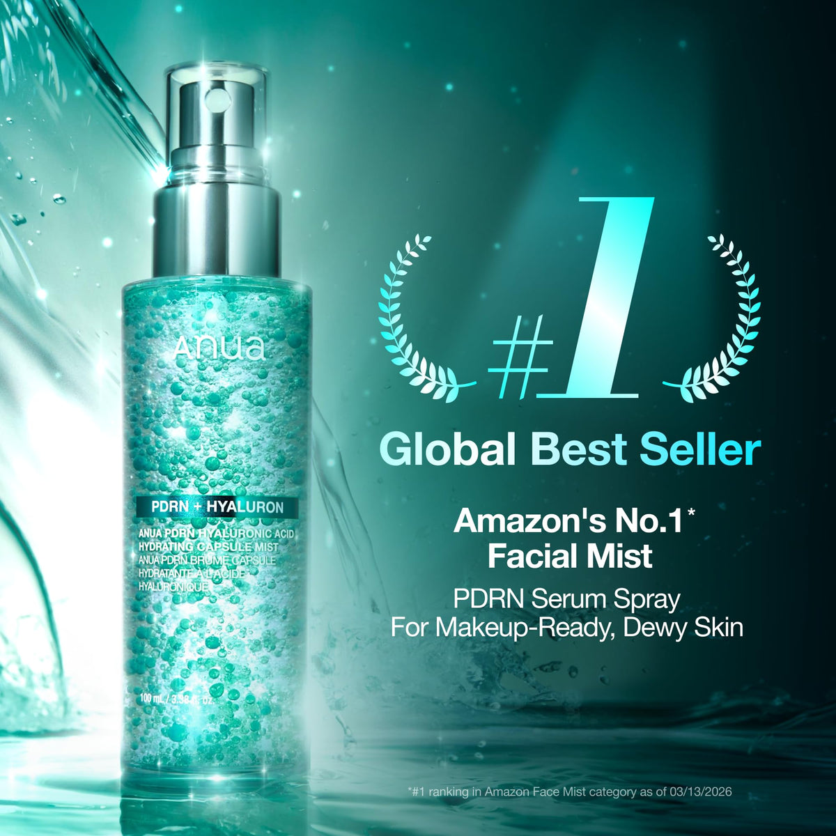 Sérum Facial em Spray PDRN Colágeno Glow
