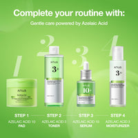 Suero Calmante para Enrojecimiento con Ácido Azelaico 10 de Anua, Suero Facial para Piel Sensible, Ácido Hialurónico, Niacinamida, Cuidado de Manchas, Color Natural, Vegano, Cuidado de la Piel Coreano (30ml/ 1.01 fl oz.)