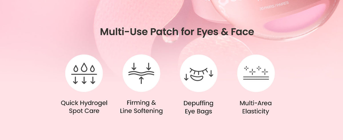 Adesivos de Hidrogel para a Área dos Olhos