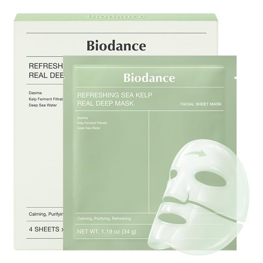 Máscara Facial Real Deep de Alga Marinha Refrescante