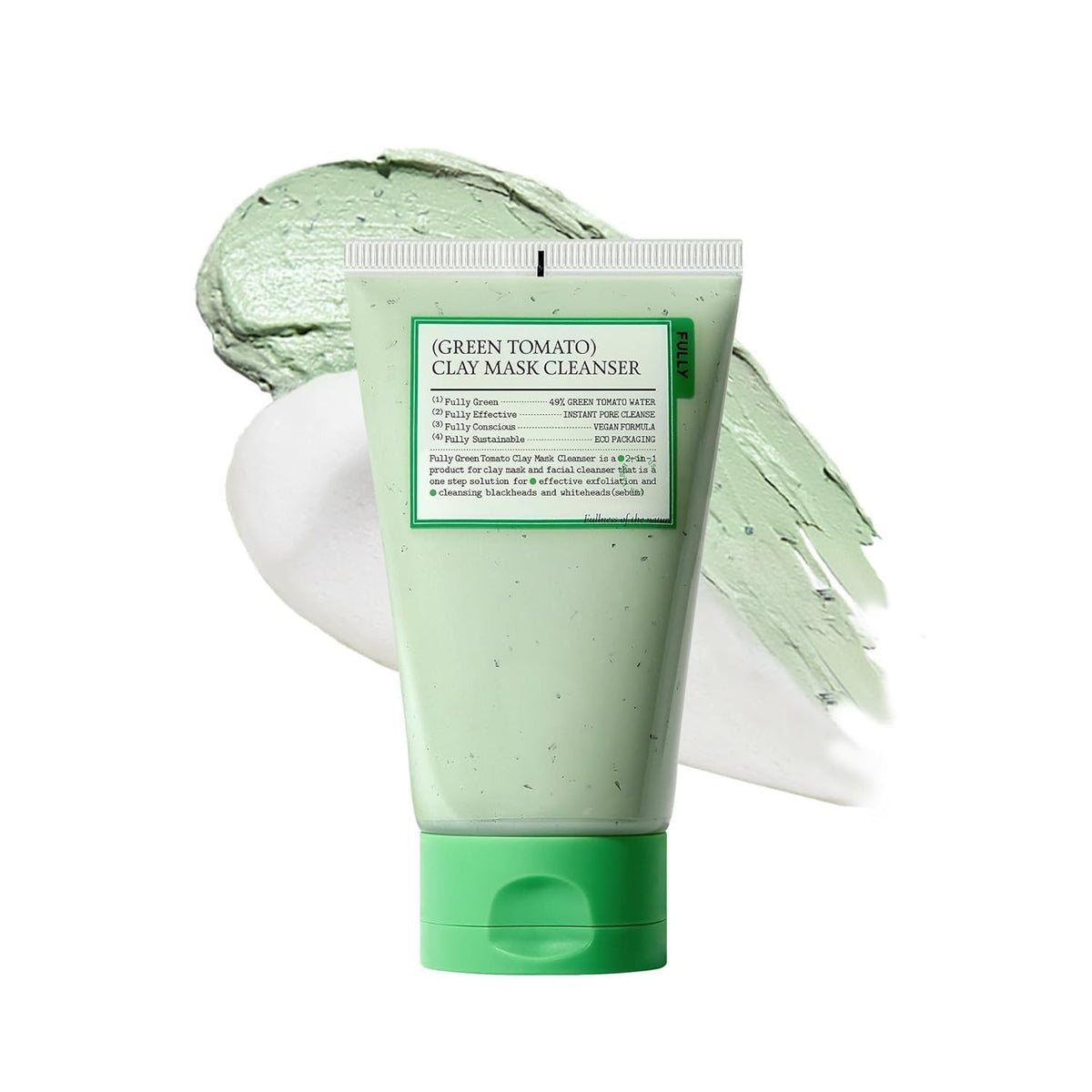 Máscara de Argila Green Tomato Pore Cleanser para Limpeza Profunda