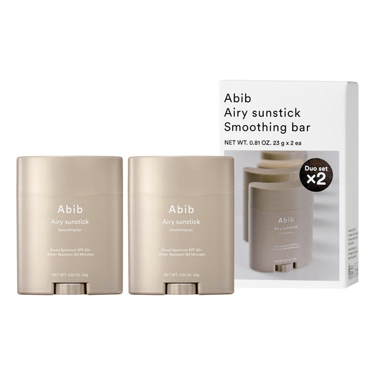 Barra Protetora Facial em Bastão Airy Sunstick DUO FPS50+ Amplo Espectro