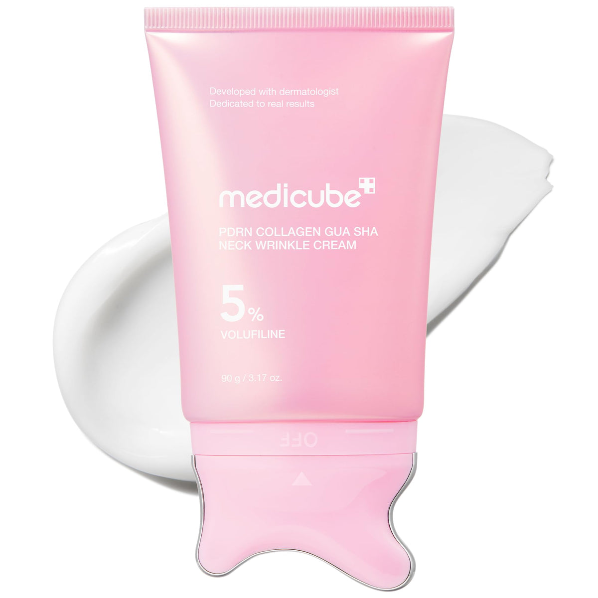 Creme Antirrugas PDRN Colágeno Gua Sha para Pescoço