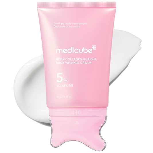 Creme Antirrugas PDRN Colágeno Gua Sha para Pescoço