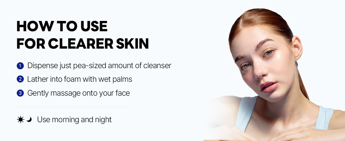 ROUND LAB Gel de Limpeza Hidratante com Suco de Bétula | Desobstrui o sebo oculto, Remove células mortas da pele, Calmante, pH baixo, Gel de Limpeza (150 ml)