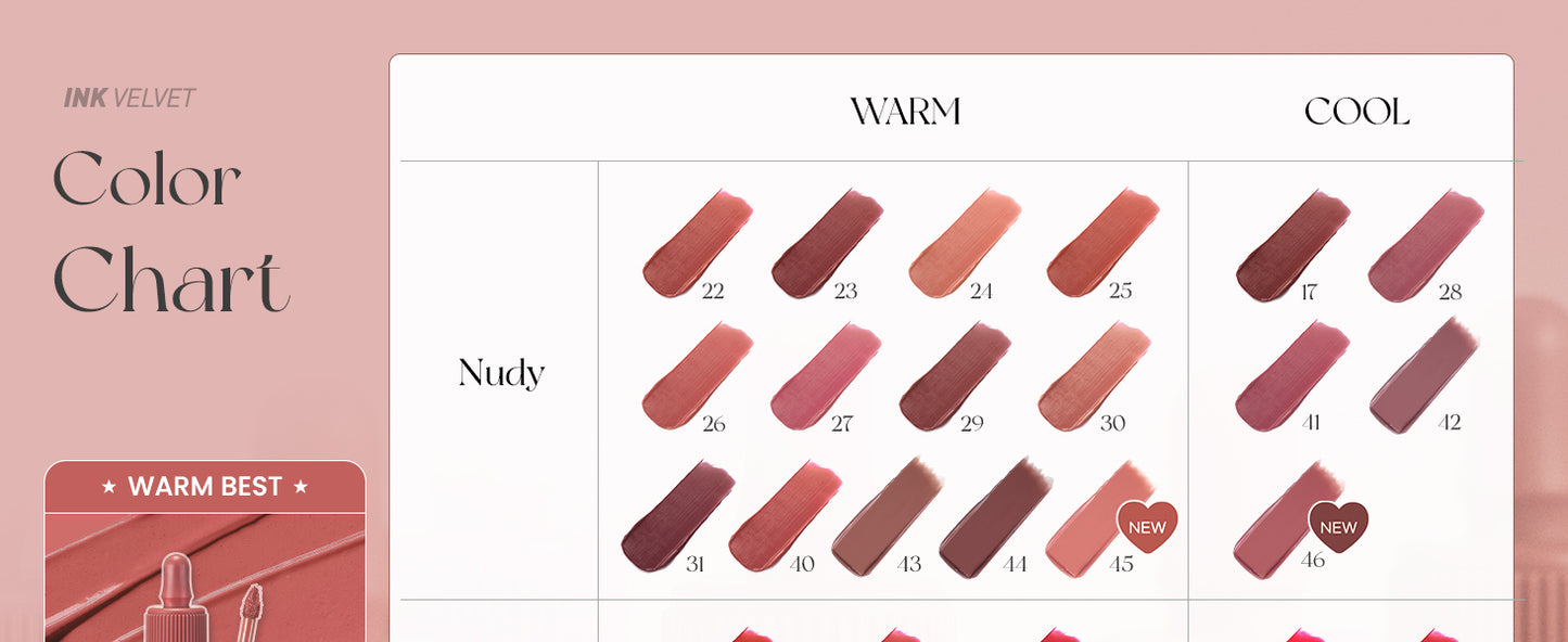 Peripera Ink the Velvet Lip Tint, Cor de Alta Pigmentação, Longa Duração, Leve, Não Testado em Animais, Sem Glúten, Sem Parabenos