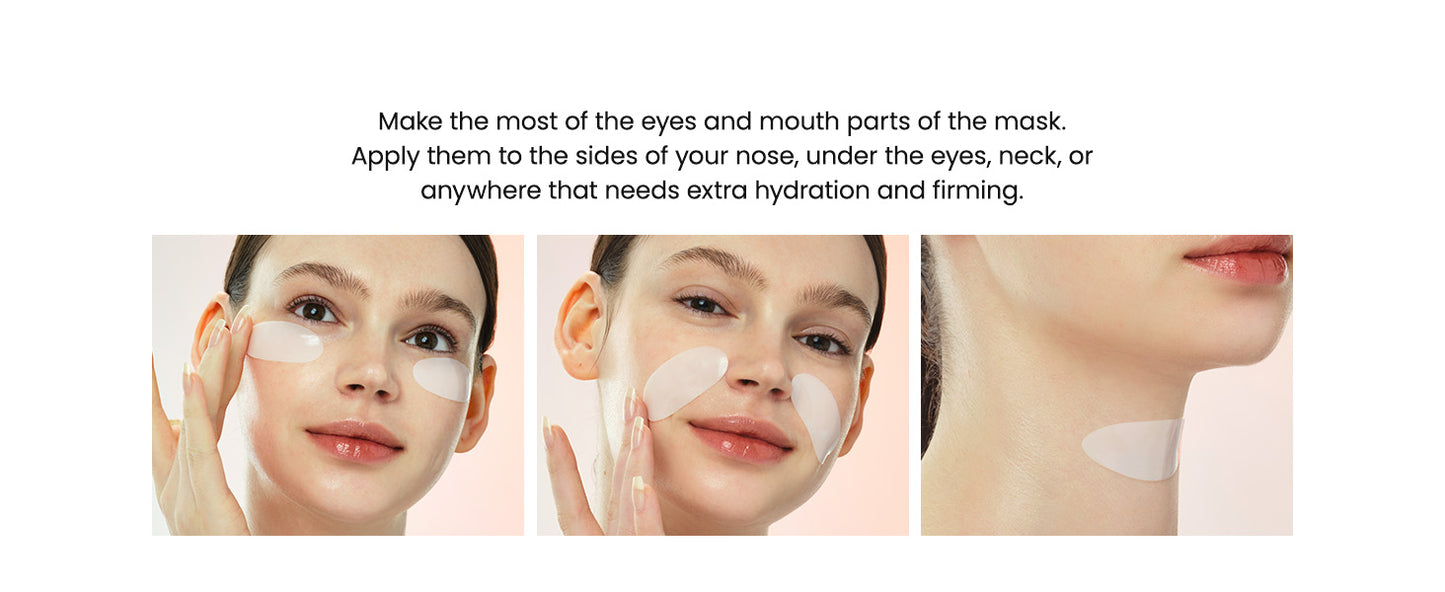 BIODANCE Máscara Real Profunda de Bio-Colágeno, Máscara Hidratante Noturna de Hidrogel, Minimização de Poros, Melhoria da Elasticidade, 34g x4un