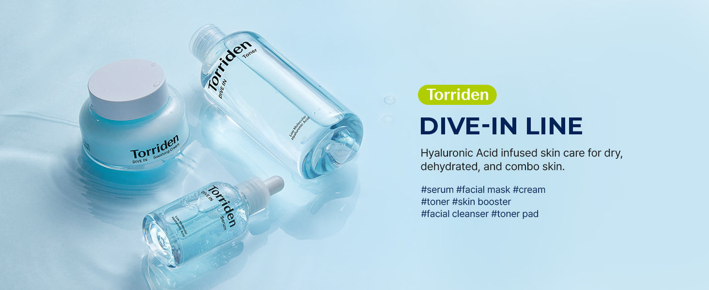 Torriden Creme DIVE IN 80ml (2,71 fl. oz.) | Hidratante Facial para Pele Sensível e Oleosa | Textura Leve e Cremosa | Creme com Ácido Hialurônico e Alantoína