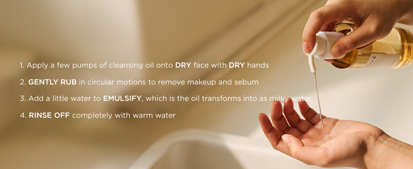 SKIN1004 Óleo de Limpeza Leve Madagascar Centella 200ml, 6.76 fl.oz | Limpador de Óleo Suave para o Rosto, Limpador Facial Coreano, Dupla Limpeza