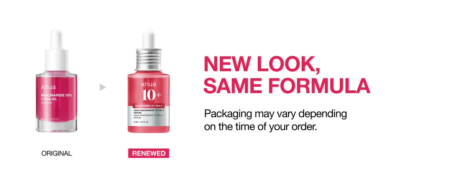  Sérum ANUA Niacinamida 10 + TXA 4, Ácido Hialurônico, Ácido Tranexâmico, Vitamina B12, Sérum Facial para Pele de Vidro, Tez Clarificante e Radiante com Cor Natural, Cuidados com a Pele Coreana (30ml / 1,01 fl.oz)