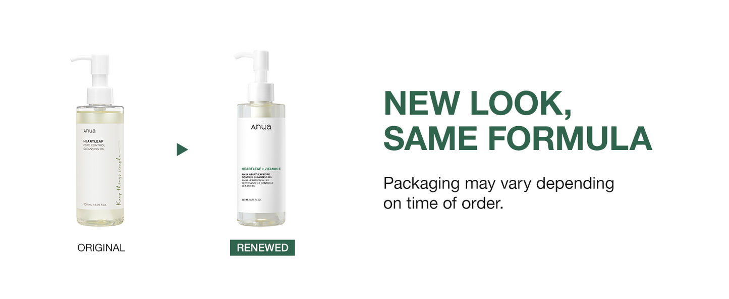  Óleo de Limpeza Anua Heartleaf Pore Control, Removedor de Maquiagem e Cravos, Limpador Facial, Cuidados com a Pele Coreana 200ml (6,76 fl oz) (original)