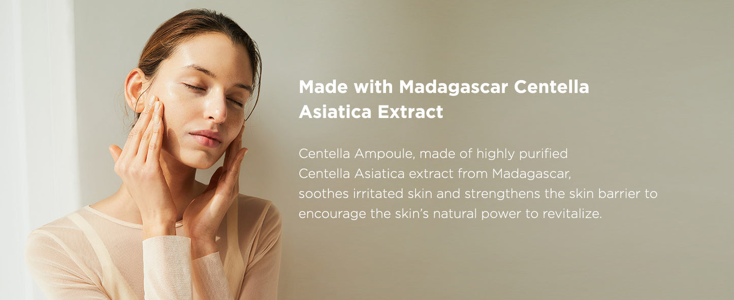 SKIN1004 Sérum Facial Ampola de Centella Asiática de Madagascar 1,85 fl.oz, 55ml, Acalma Pele com Tendência a Acne e Sensível