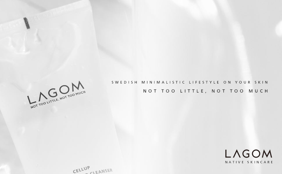 LAGOM Cellup Gel To Water Cleanser | Textura em Gel, Limpador Matinal, Lavagem Facial Diária, Fórmula Transparente Sem Espuma, Limpeza Facial Hidratante 220 ml