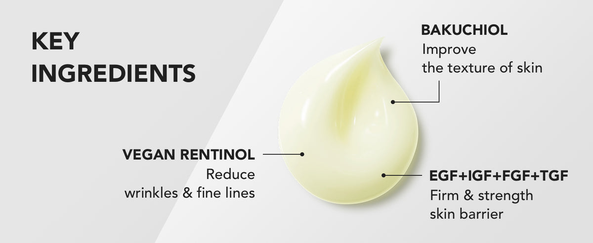 [SKIN&LAB] Suero Reparador con Retinol | Contiene Retinol Vegano, Bakuchiol y Péptidos | Para Reducir Arrugas y Líneas Finas, Suavizante | Esencia Facial Diaria | Para Piel Sensible | 1.01 fl.oz