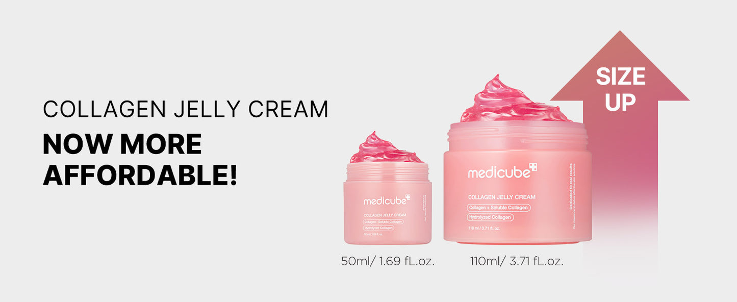 medicube Creme de Gelatina de Colágeno - Niacinamida & Colágeno Hidrolisado Liofilizado - Aumenta a hidratação da barreira da pele e proporciona brilho e aparência levantada por 24h - Cuidados com a pele coreanos (50 ml (Pacote de 1))