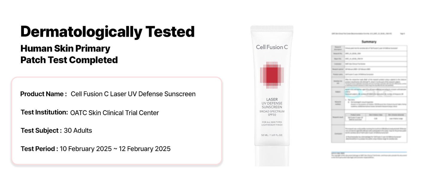  Protetor Solar Facial Cell Fusion C Laser UV Defense SPF 50, Sem Resíduo Branco e Acabamento Matte, Phyto PDRN para Recuperação da Pele, Protetor Solar Coreano para o Rosto, 50ml / 1.69 fl.oz