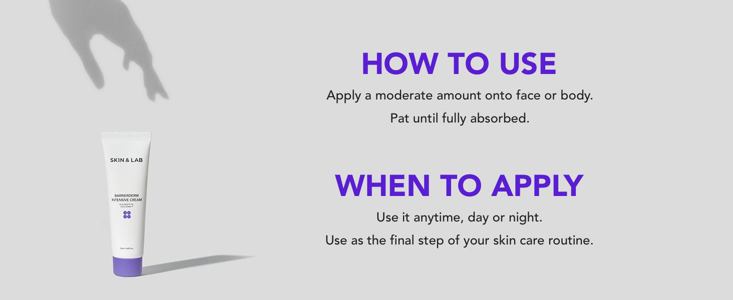  [SKIN&LAB] Barrierderm creme intensivo, hidratante, suave, textura leve, rosto e corpo (100 ml)