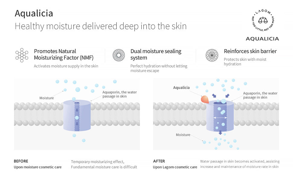 LAGOM Cellup Gel To Water Cleanser | Textura em Gel, Limpador Matinal, Lavagem Facial Diária, Fórmula Transparente Sem Espuma, Limpeza Facial Hidratante 220 ml