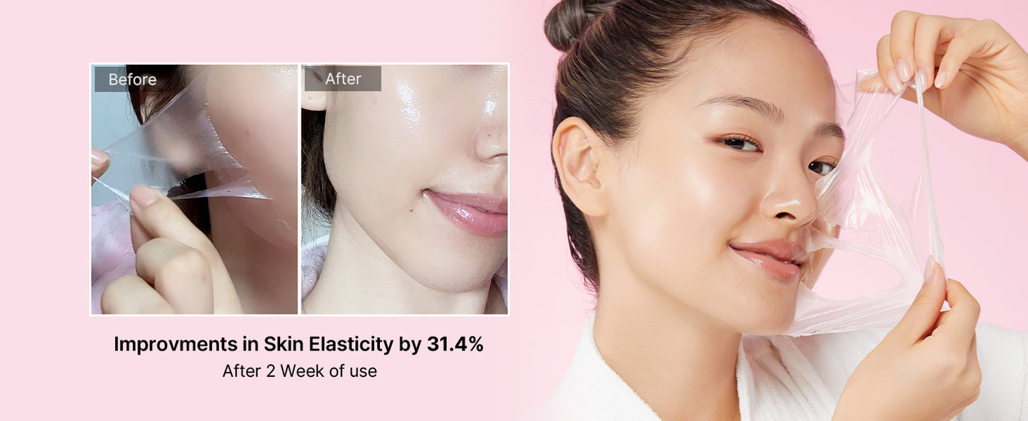 medicube Máscara Facial Noturna de Colágeno Peel Off - Cuidado com Elasticidade e Hidratação, Reduz Flacidez e Opacidade - Colágeno Hidrolisado para Pele Radiante - Cuidados com a Pele Coreana, 75 ml