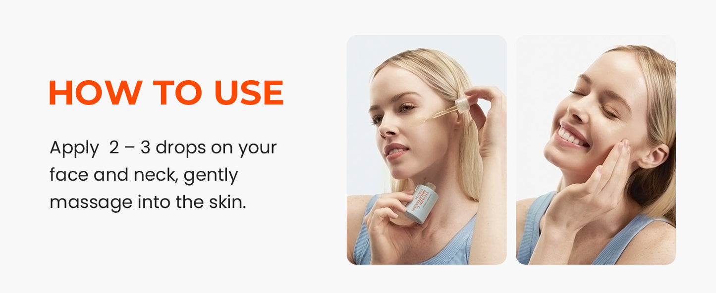  [SKIN&LAB] Sérum Facial de Vitamina C com Ácido Hialurônico e Niacinamida | Sérum para Uniformizar o Tom da Pele (30 ml)