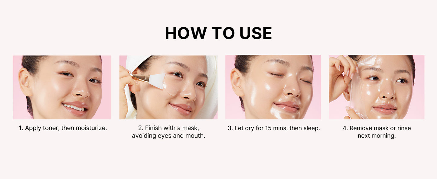 medicube Máscara Facial Noturna de Colágeno Peel Off - Cuidado com Elasticidade e Hidratação, Reduz Flacidez e Opacidade - Colágeno Hidrolisado para Pele Radiante - Cuidados com a Pele Coreana, 75 ml