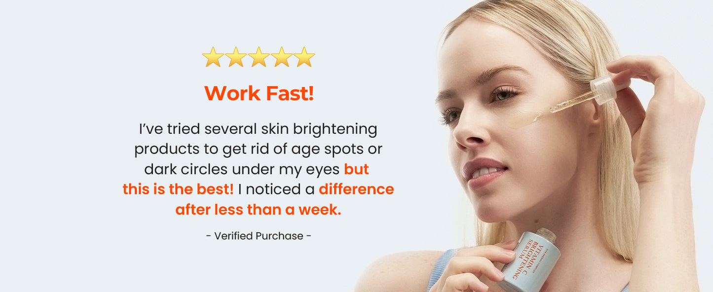  [SKIN&LAB] Sérum Facial de Vitamina C com Ácido Hialurônico e Niacinamida | Sérum para Uniformizar o Tom da Pele (30 ml)