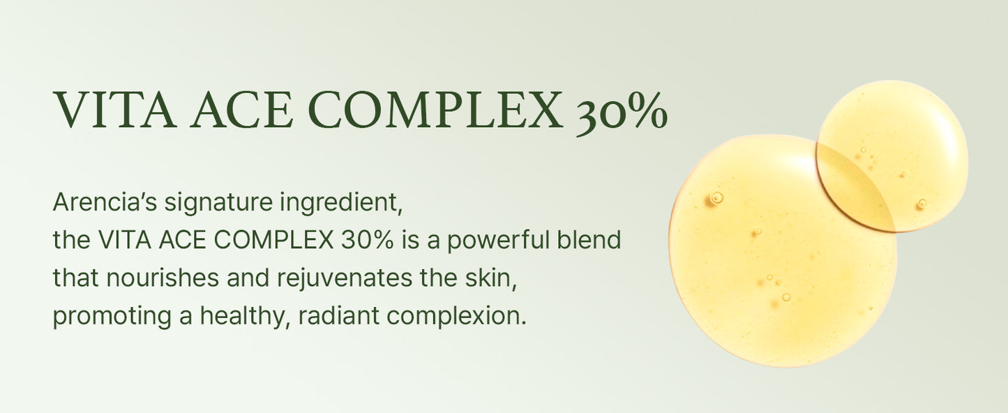 Arencia Glow Hyssop Máscara Facial Noturna em Sérum - Sérum Hidratante e Anti-Idade para Pele com Aparência Jovem e Efeito Vidro Coreano, 30% de Vitaminas A, C, E, 10% Niacinamida, Peptídeo