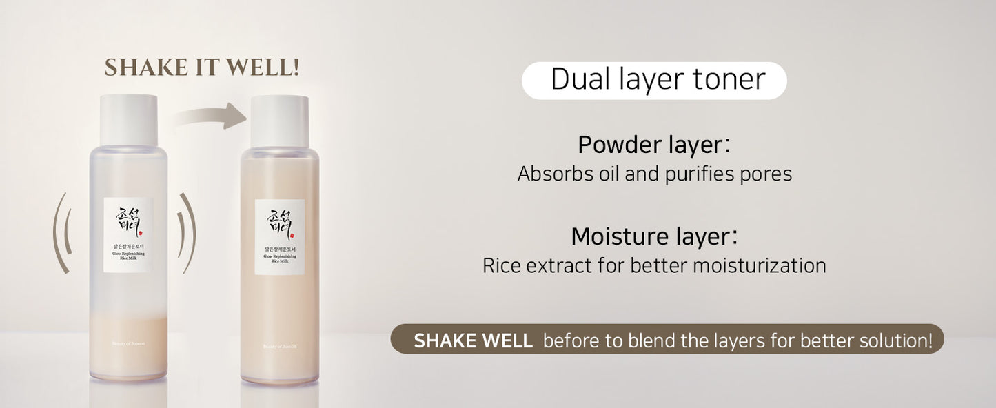 Beauty of Joseon Toner Facial de Sebo de Arroz Reabastecedor de Brilho para Pele Oleosa e Mista Coreano Hidratante de Equilíbrio 150ml, 5.07 fl.oz