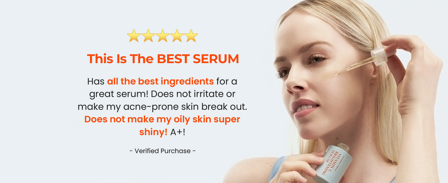  [SKIN&LAB] Sérum Facial de Vitamina C com Ácido Hialurônico e Niacinamida | Sérum para Uniformizar o Tom da Pele (30 ml)
