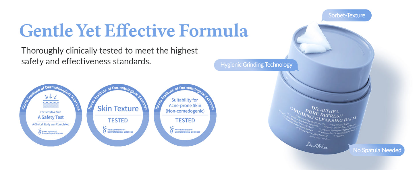 Dr.Althea Bálsamo de Limpeza Moído Refrescante para Poros | Limpador de Poros com Extrato de Chá Verde | Creme de Limpeza de Maquiagem Higiênico em Um Passo | Para Todos os Tipos de Pele | Cuidados com a Pele Veganos Coreanos | 50 ml
