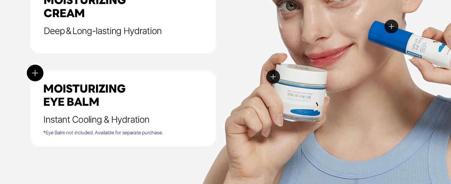 ROUND LAB Creme Hidratante de Seiva de Bétula 80 ml, Hidratante Facial Profundo de 48 Horas com Seiva de Bétula e Ácido Hialurônico Vita para Pele com Tendência a Acne, Reduz Sebo, Óleo, Cravos, Cuidados com a Pele Coreana