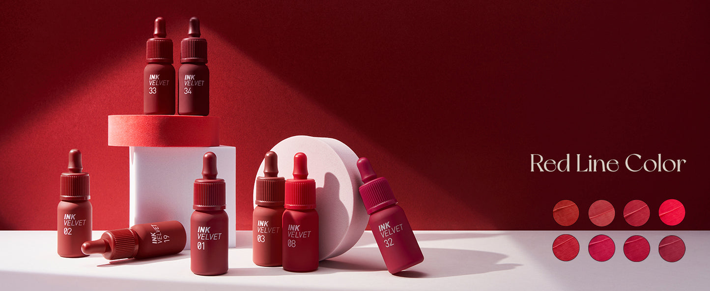 Peripera Ink the Velvet Lip Tint, Cor de Alta Pigmentação, Longa Duração, Leve, Não Testado em Animais, Sem Glúten, Sem Parabenos