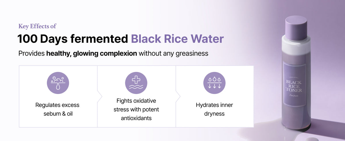 Black Rice Toner for Oily Skin