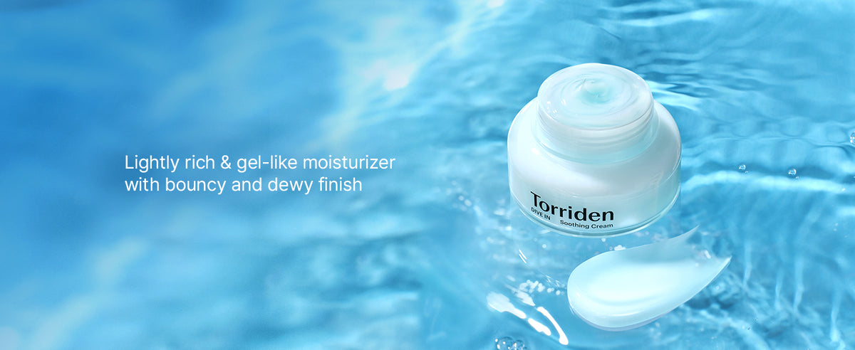 Torriden Crema Suavizante DIVE IN con Ácido Hialurónico 100ml (3.38 fl. oz) | Hidratante Facial Revitalizante para Piel Sensible y Seca | Ácido Hialurónico, Pantenol, Alantoína