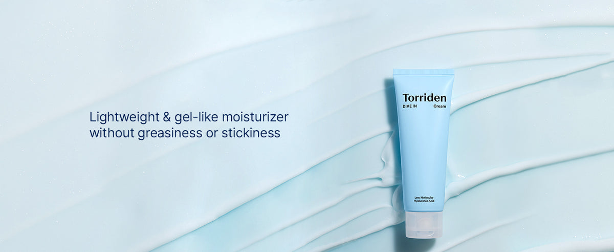 Torriden Crema DIVE IN 80ml (2.71 fl. oz.) | Hidratante Facial para Piel Sensible y Grasa | Textura Ligera y Cremosa | Crema con Ácido Hialurónico, Alantoína