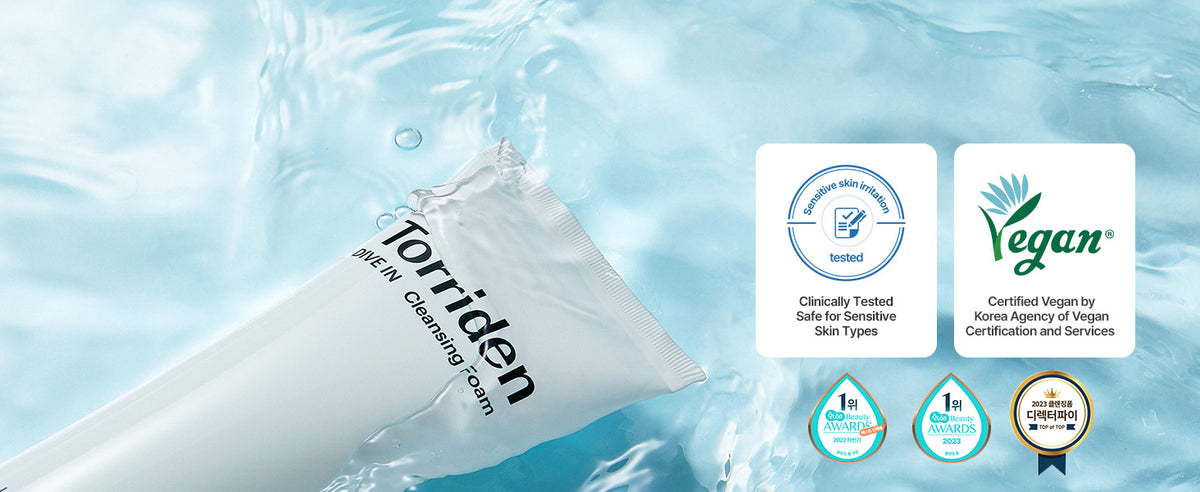 Torriden DIVE IN Espuma Limpiadora Facial 150ml (5.07 fl.oz.) | Limpiador Facial Hidratante Diario para Todo Tipo de Piel y Piel Sensible | Ácido Hialurónico, Pantenol, Alantoína