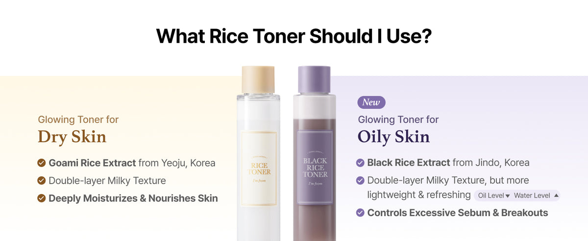Black Rice Toner for Oily Skin