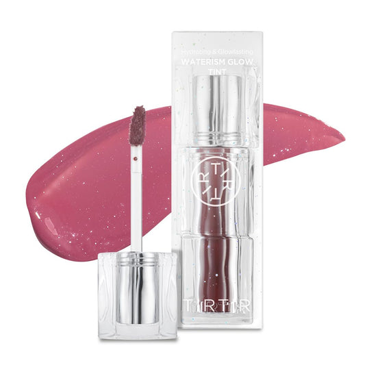 TIRTIR Waterism Brilho Labial Colorido, 4 ml, Brilho Labial Pronto para Beijar, 12H de Longa Duração, Não Pegajoso, Brilho Natural Colorido Coreano Multiuso para Bochechas e Lábios, Presente para Mulheres