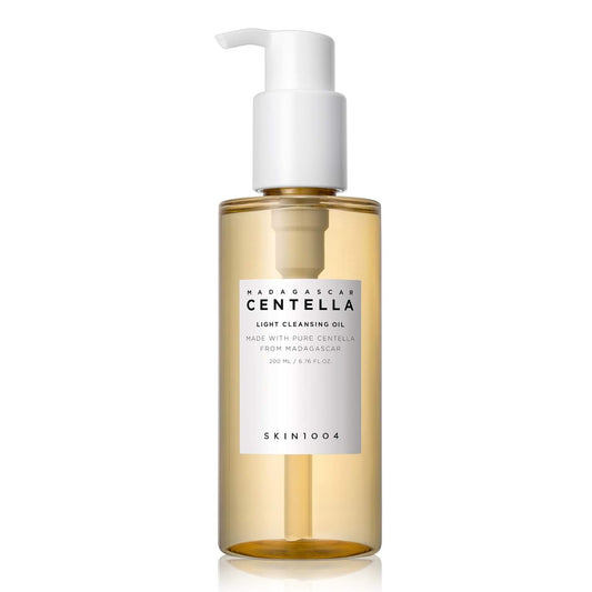 SKIN1004 Óleo de Limpeza Leve Madagascar Centella 200ml, 6.76 fl.oz | Limpador de Óleo Suave para o Rosto, Limpador Facial Coreano, Dupla Limpeza