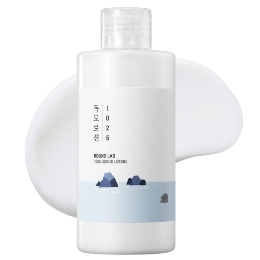 ROUND LAB Loção 1025 Dokdo 200 ml, Hidratação Intensa e Duradoura com Ácido Hialurônico Triplo, Textura Fluida para Proteção da Barreira Cutânea, Hidratante Facial para Hidratação Profunda, Cuidados com a Pele Coreana