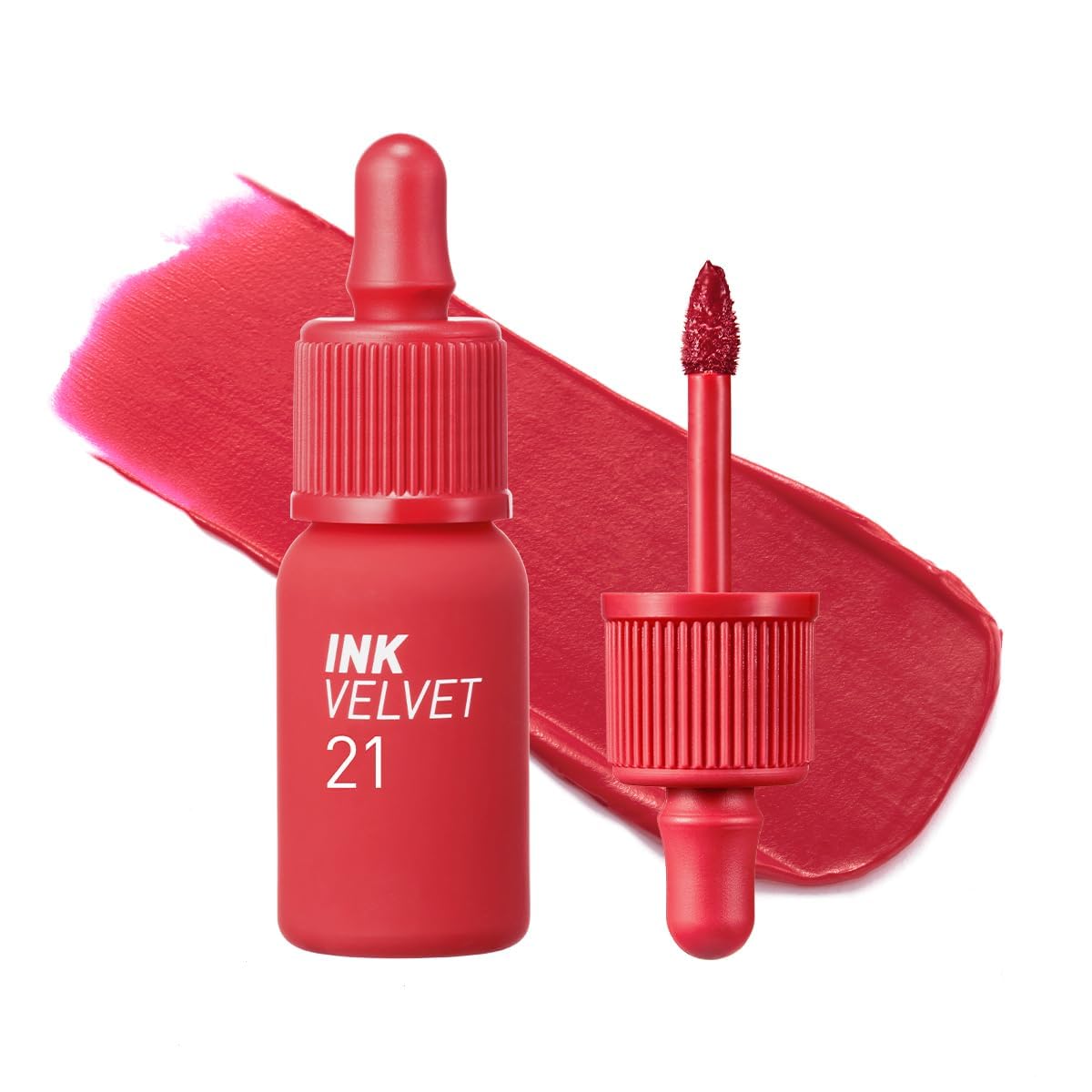 Peripera Ink the Velvet Lip Tint, Cor de Alta Pigmentação, Longa Duração, Leve, Não Testado em Animais, Sem Glúten, Sem Parabenos