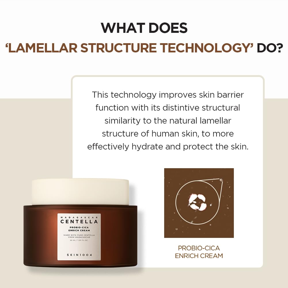 SKIN1004 Creme Enriquecido Madagascar Centella Probio-Cica 1,69 fl.oz, 50ml