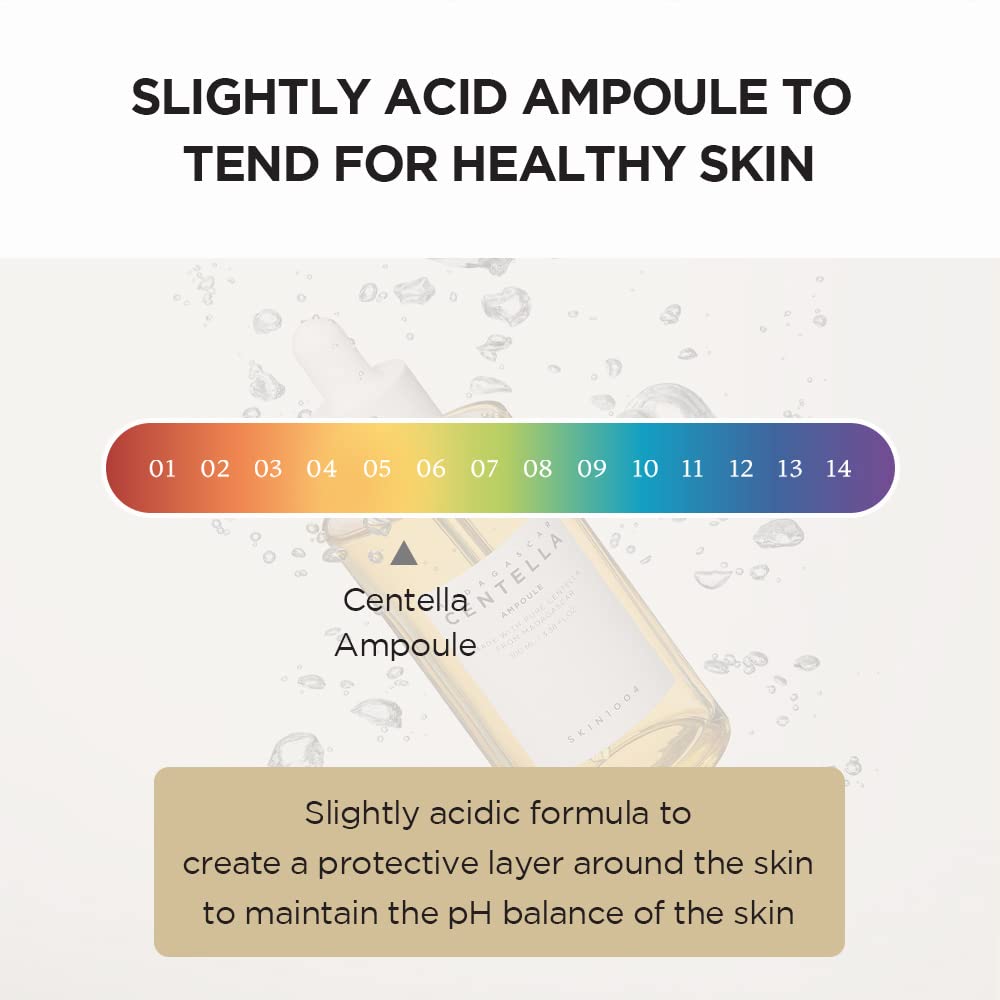 SKIN1004 Sérum Facial Ampola de Centella Asiática de Madagascar 1,85 fl.oz, 55ml, Acalma Pele com Tendência a Acne e Sensível