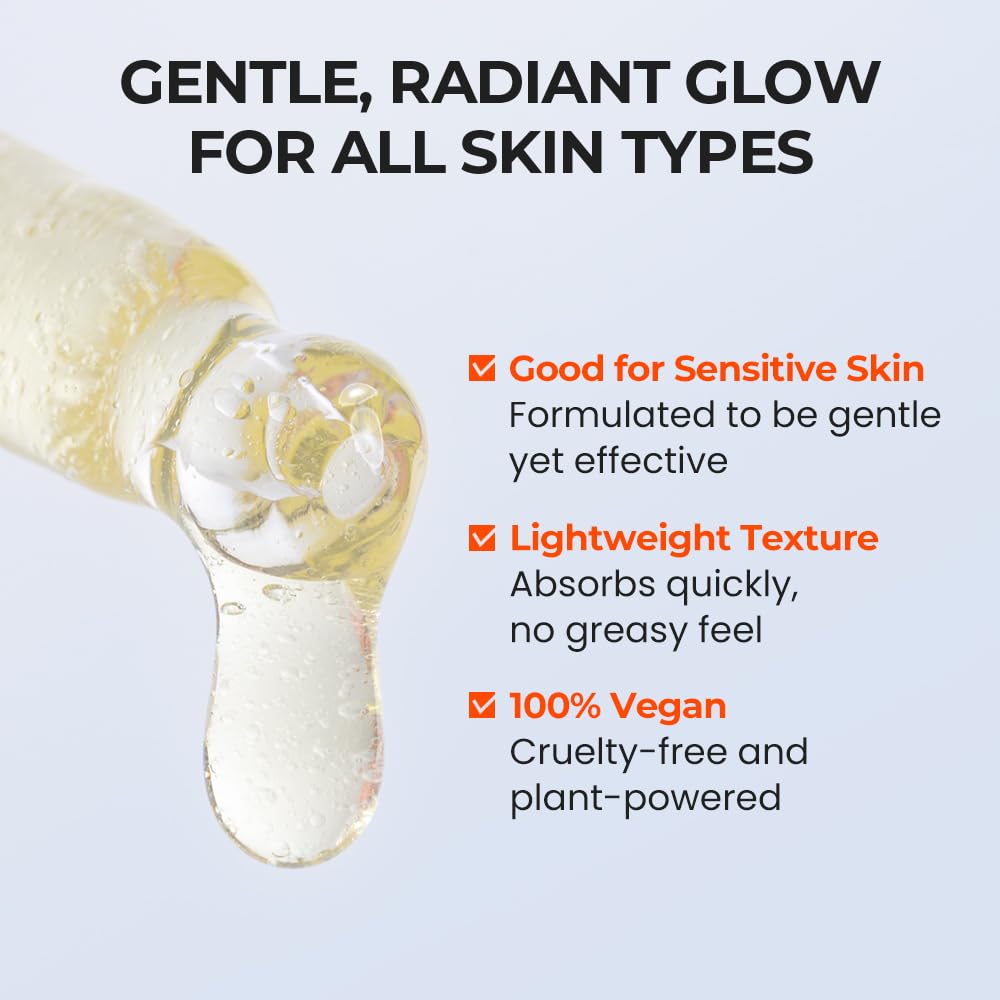  [SKIN&LAB] Sérum Facial de Vitamina C com Ácido Hialurônico e Niacinamida | Sérum para Uniformizar o Tom da Pele (30 ml)