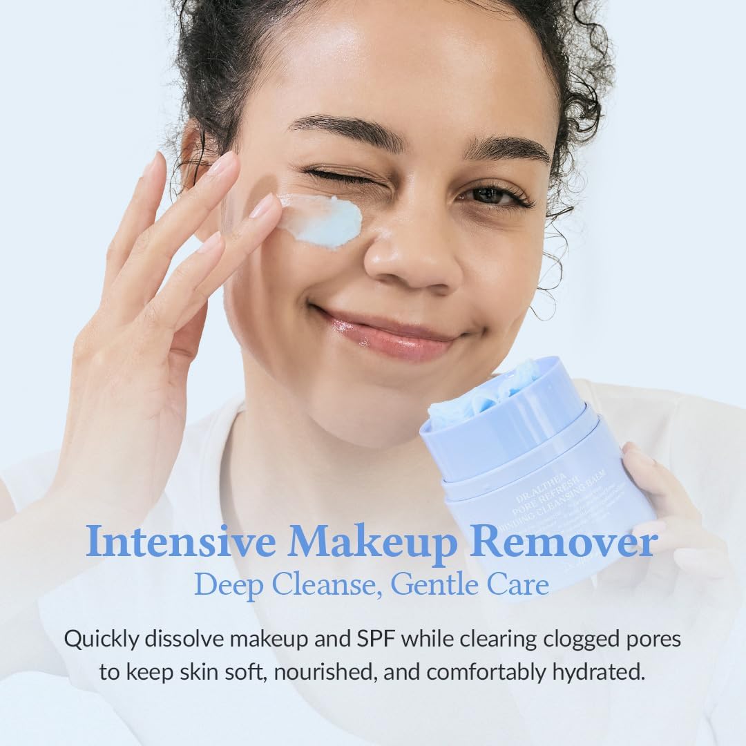 Dr.Althea Bálsamo de Limpeza Moído Refrescante para Poros | Limpador de Poros com Extrato de Chá Verde | Creme de Limpeza de Maquiagem Higiênico em Um Passo | Para Todos os Tipos de Pele | Cuidados com a Pele Veganos Coreanos | 50 ml