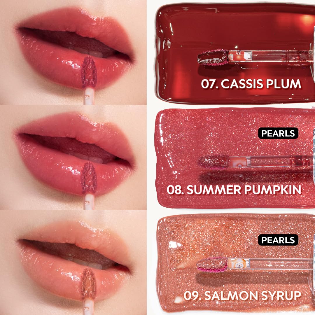 TIRTIR Brillo Labial Tinte Waterism, 0.14 Fl Oz, Listo para Besar, 12H de Larga Duración, No Pegajoso, Brillo Natural Tinte Coreano Multiuso para Mejillas y Labios, Regalo para Mujeres